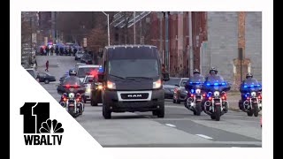 LIVE: Baltimore police procession honors Officer Keona Holley -- https://on.wbaltv.com/3sw2X08