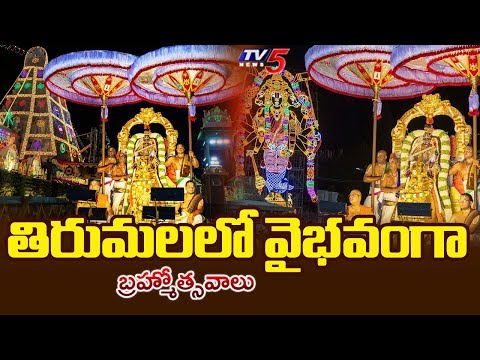సింహ వాహనంపై శ్రీవారు..Tirumala Srivari Salakatla Brahmotsavam 2025 | Simha Vahanam | TV5 News - TV5NEWS