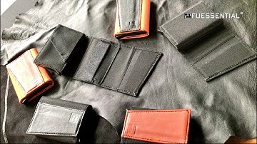 Fuessential® Microflash Wallet / Dompet - RFID Blocking System Manufacturing Process