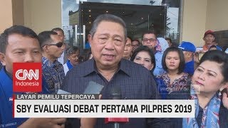 SBY Evaluasi Debat Perdana Pilpres 2019