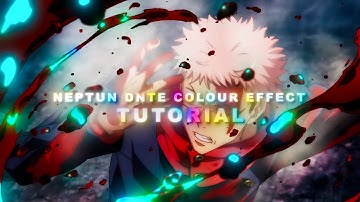 Neptun GLOW EFFECT Tutorial「With Preset」After Effects