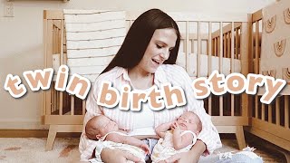 our twin preterm birth story | c-section recovery, preemie babies + NICU stay