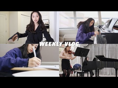 (ENG)美國鋼琴碩士日常｜西北大學Northwestern Weekly Vlog