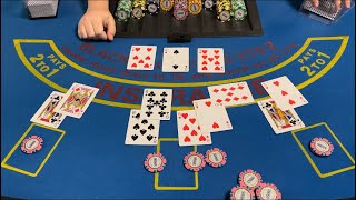 Blackjack | $50,000 Buy In | EPIC HIGH ROLLER SESSION! AMAZING $100,000 WIN!!!