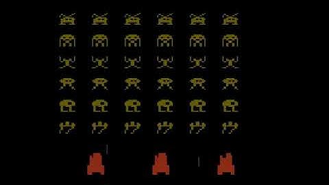 Data Driven Gamer: Space Invaders - Mode 7 (Atari 2600, 1980, 60fps)