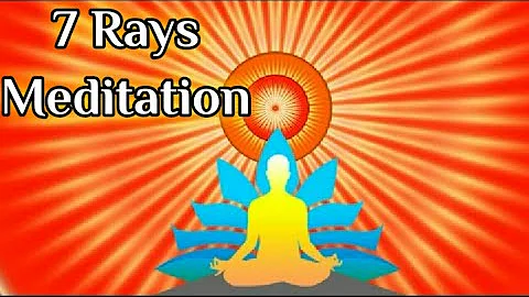 Seven colours meditation for gaining seven virtues from God