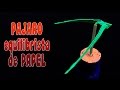 Como hacer un pájaro equilibrista de papel