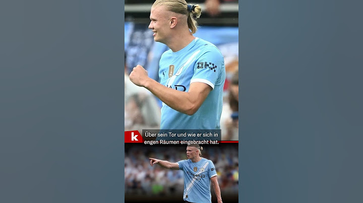 Guardiola witzelt über Haaland: "Habe elf Tore in elf Jahren erzielt" #shorts