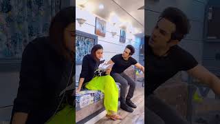 Ayush Shalu Funny Reel Bhagya Lakshmi Offscreen Masti Fun Vibe Munira Kudrati & Gandhi Aman