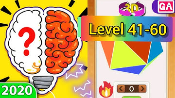 Brain Test Tricky Puzzles game Brain out 2020 level 41 to 60