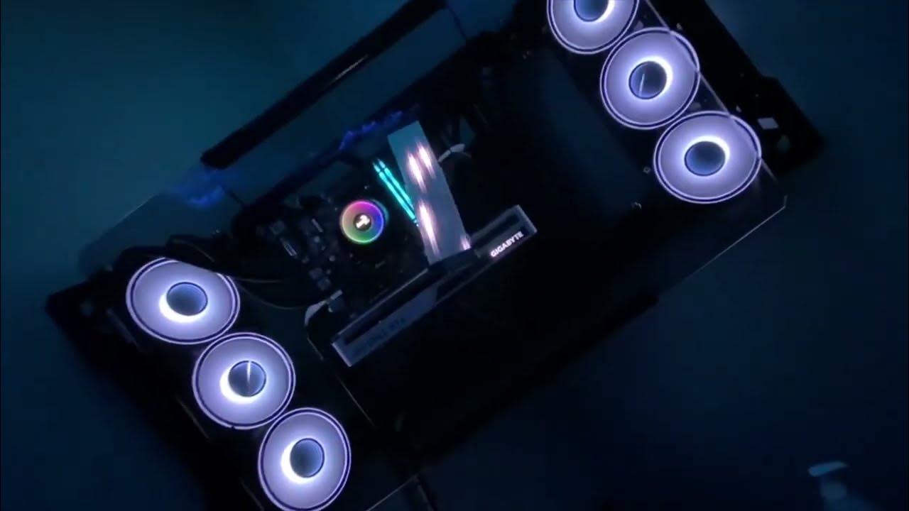 MY Gaming Room and set up CLOUD ROOF RGB system and more Master Frame