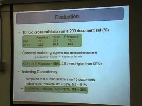 Key Phrase Indexing With Controlled Vocabularies