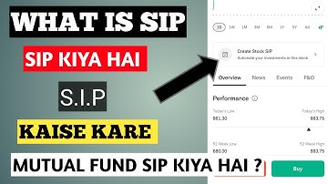 What is SIP? | How to Invest in SIP & Earn Money | SIP Investment Explained for Beginners