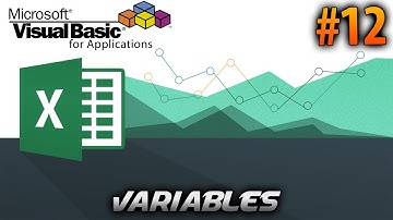 Variables | Programación en Excel - VBA #12