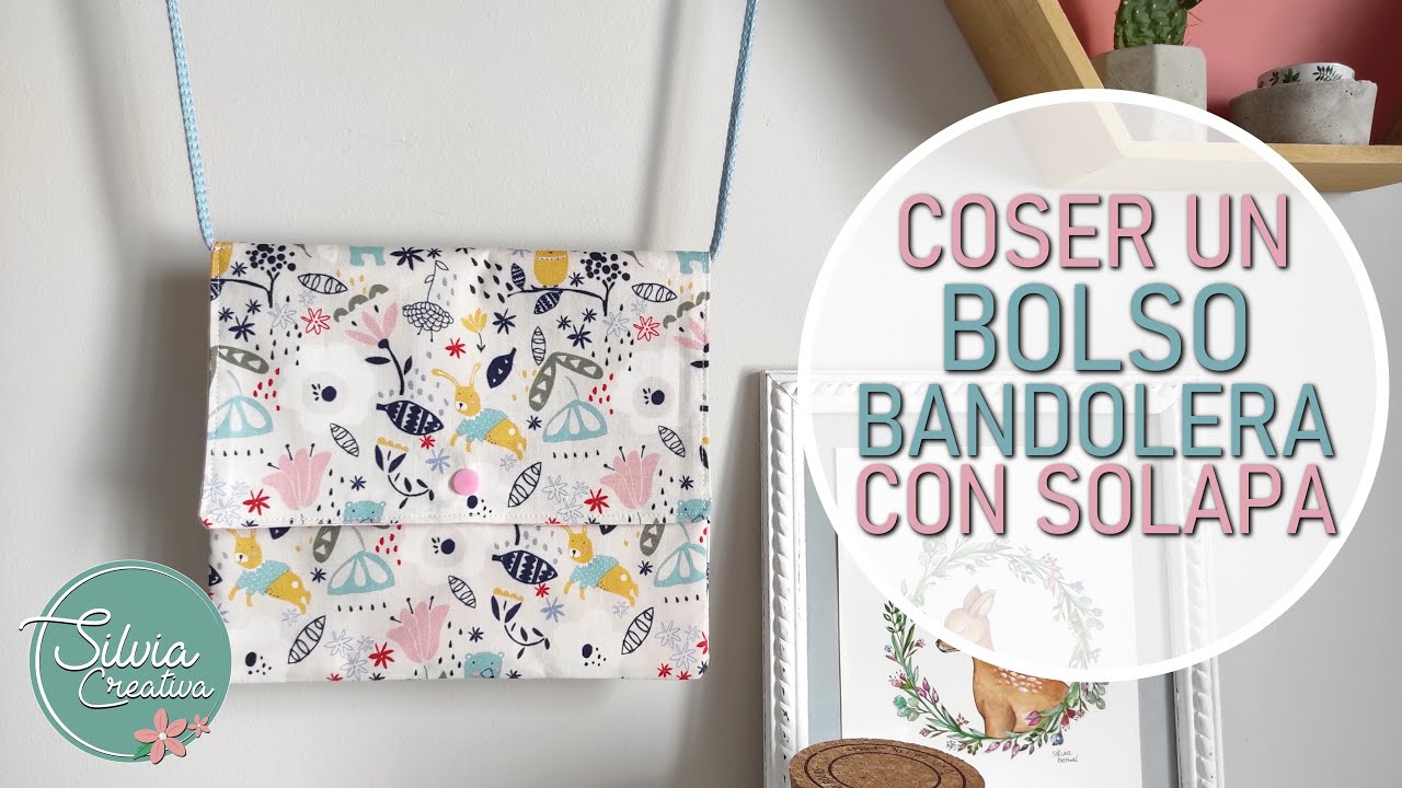 Coser un bandolera con solapa - cierre snap - descargable gratuito -