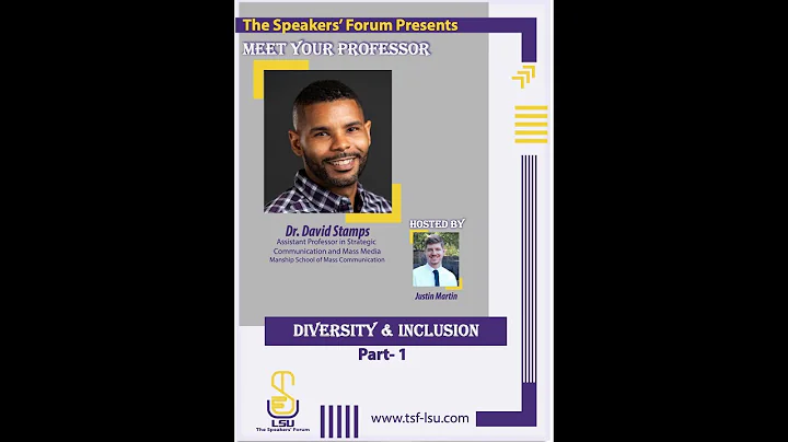 TSF presents: Meet Your Professor ft. Dr. David St...
