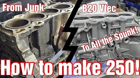 How to build a 250hp b20 vtec. Part 1