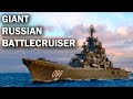 Pyotr Velikiy - the largest nuclear cruiser in the world