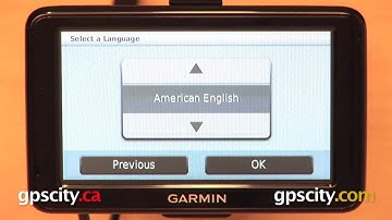 Garmin nuvi 2455LMT: Using for the First Time with GPS City