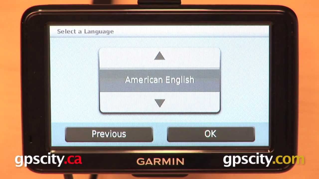 Garmin nuvi 2455LMT: Using for the First Time with GPS City - YouTube