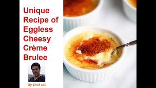 How to Make Eggless Creme brulee /  Easy Eggless Crème Brûlée