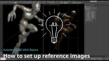 3DS MAX Basics: How to set up reference images