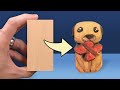 Cute Playful Dog Whittling Project!