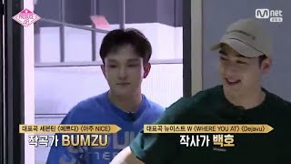 [ENG] NU'EST W Baekho and Bumzu Cut -  Produce 48 Finale Episode