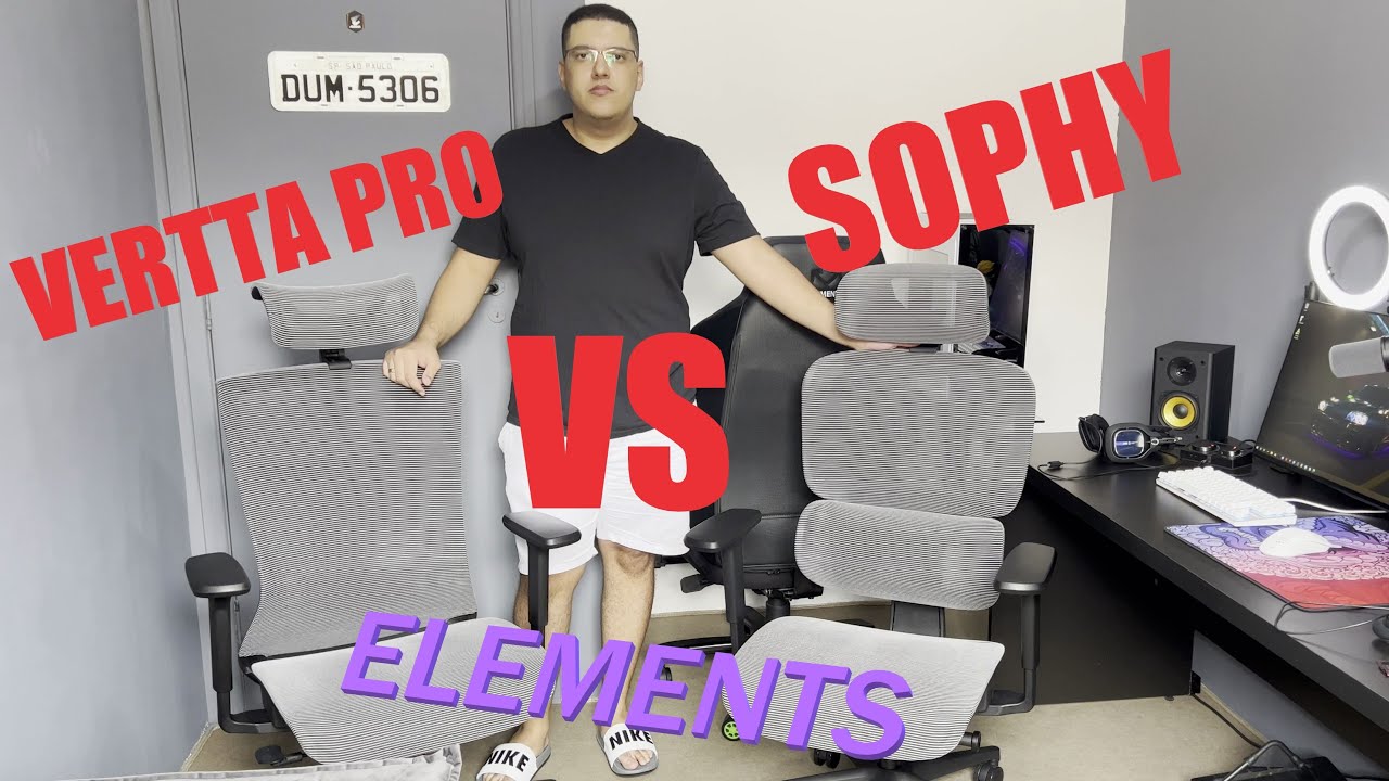 Cadeira Elements Sophy - Unboxing, review e comparação.