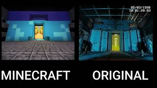 Backrooms First Contact Minecrft VS Original