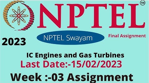 NPTEL// ic engine and Gas Turbine//nptel //week-03