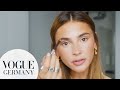 Stefanie giesinger zeigt ihre postvacationbeautyroutine  beauty secrets  vogue germany