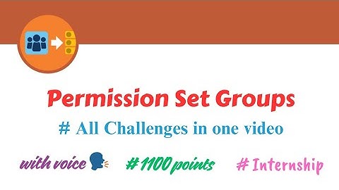Permission Set Groups || All Challenges || Module || Salesforce || Trailhead || Internship | VIP2025