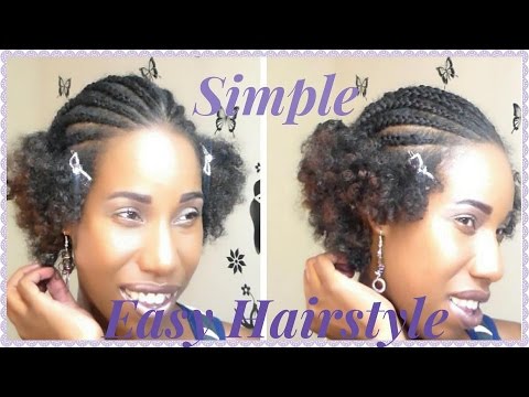 Simple And Easy Braid Style Short Medium Natural Hair