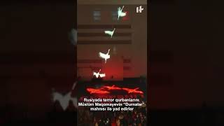 Rusiyada terror qurbanlarını “Durnalar”la yad edirlər