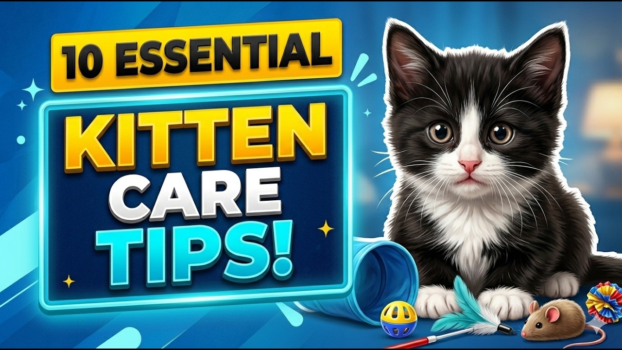 10 ESSENTIAL Kitten Care Tips for New Owners! - YouTube
