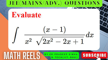 INDEFINITE INTEGRATION (JEE/XI/XII) QUESTION // SOLUTION BY  Er. PRADEEP SINHA(IIT-BHU)