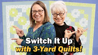 Be a Quilt Rebel  Swapping Fabric Positions in a 3Yard Quilt!