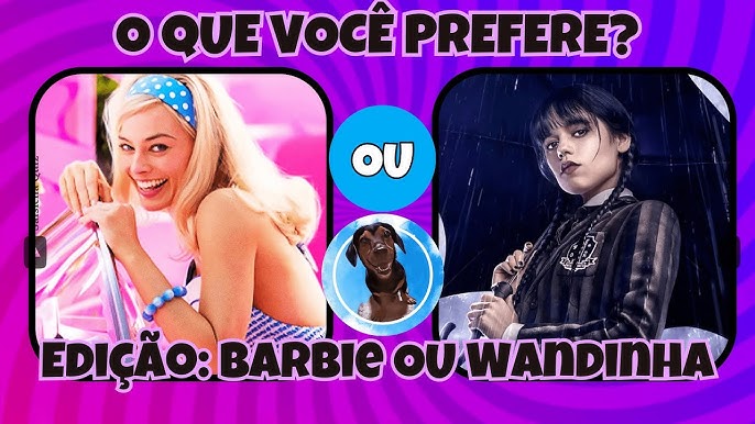 DESAFIO WANDINHA☂️I Desafio Divertido da Wandinha #quiz #wandinha 