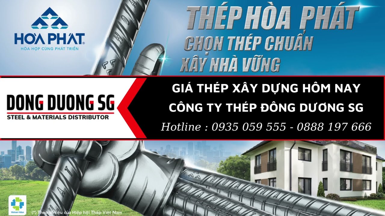 Báo giá thép xây dựng Hòa Phát hôm nay ngày 1/9/2022 - Giá sắt tháng 9/ ...