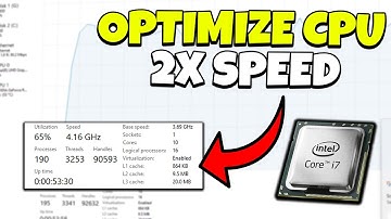 How To Optimize CPU/Processor For Gaming & Performance (BOOST FPS & Fix Stutters)