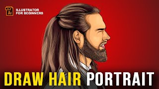 How To Draw Hair in Adobe Illustrator