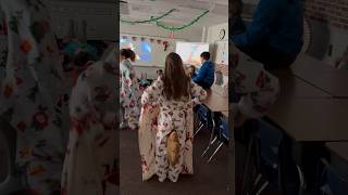 #christmas #school #pajama day