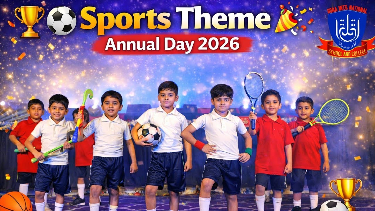🏆⚽ Sports Theme | Annual Day 2026 | By Iqra International School & Junior College, Parbhani 🎭🎶