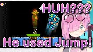 Lunas mind is blown by the springs in Super Mario Bros. 2