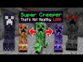 Minecraft, But There Are SUPER Creepers...