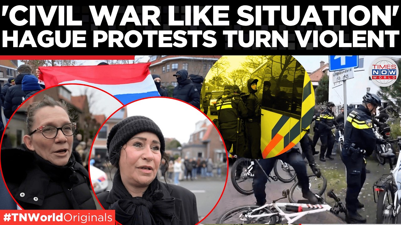 WATCH: Hague locals warn of 'civil war', NETHERLANDS ON BOIL as Clashes erupt at housing protest