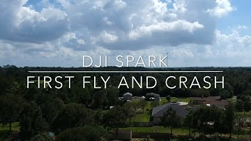 DJI Spark - First Fly and First Crash