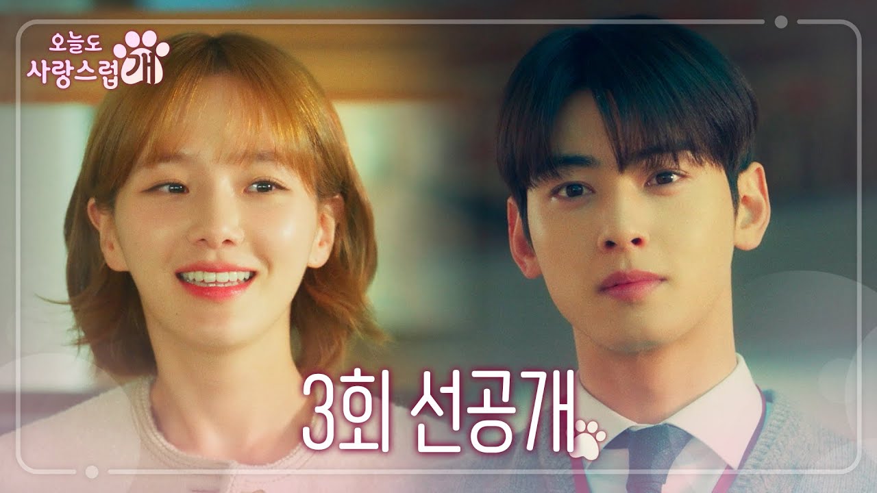 [오늘도 사랑스럽개 선공개] 차은우X박규영, 두 사람의 첫 만남?! ＂넌 대체 누굴보고 있는거야🎶＂(ft. 차은우의 질투?!🐾), MBC 231018 방송