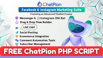 ChatPion: AI Chatbot for Facebook, Instagram, eCommerce, SMS/Email & Social Media Marketing (SaaS)